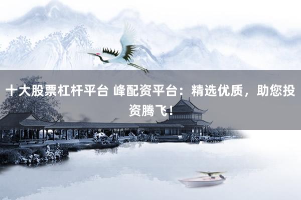 十大股票杠杆平台 峰配资平台:精选优质,助您投资腾飞!